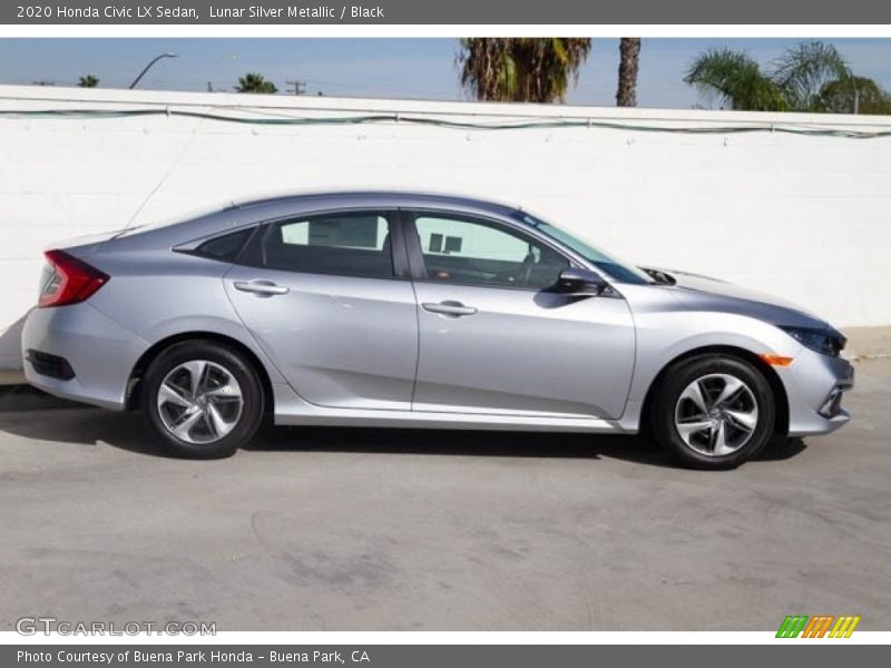 Lunar Silver Metallic / Black 2020 Honda Civic LX Sedan