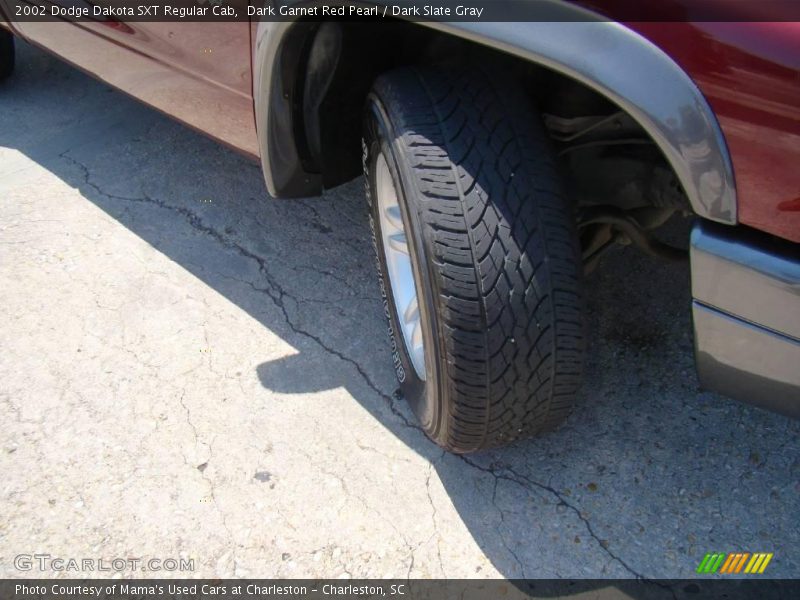 Dark Garnet Red Pearl / Dark Slate Gray 2002 Dodge Dakota SXT Regular Cab