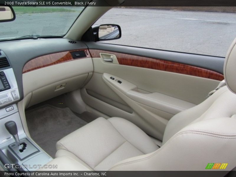 Black / Ivory 2008 Toyota Solara SLE V6 Convertible