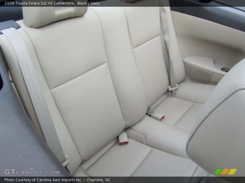 Black / Ivory 2008 Toyota Solara SLE V6 Convertible