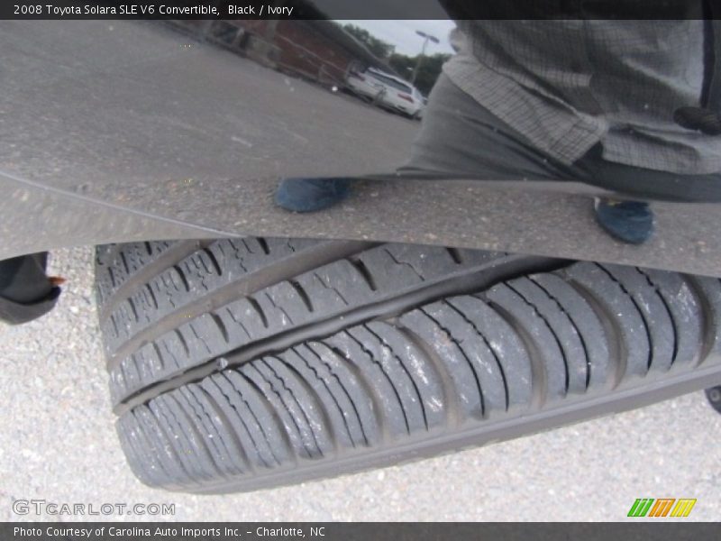 Black / Ivory 2008 Toyota Solara SLE V6 Convertible