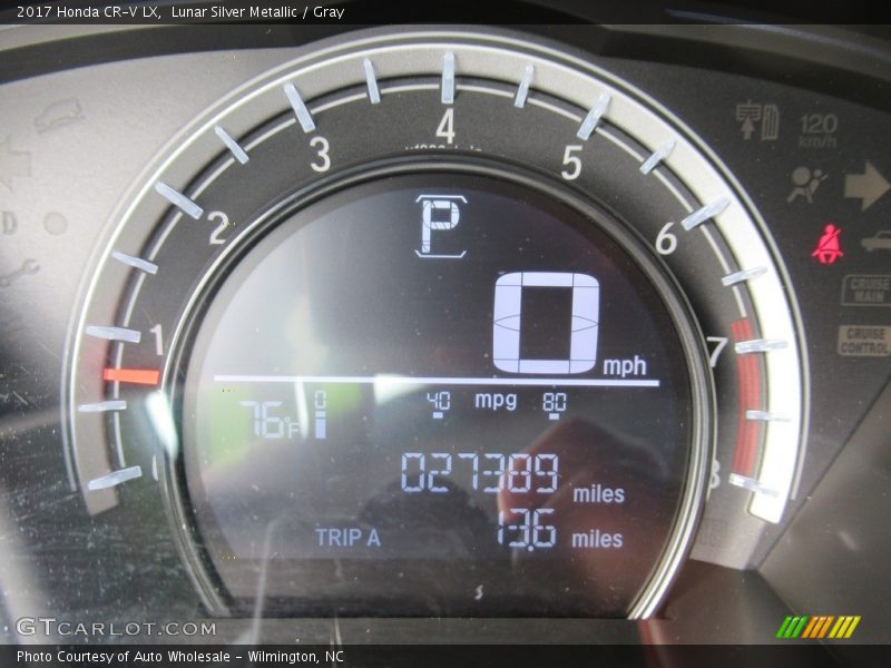 Lunar Silver Metallic / Gray 2017 Honda CR-V LX