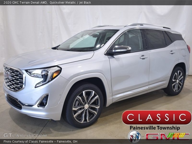 Quicksilver Metallic / Jet Black 2020 GMC Terrain Denali AWD