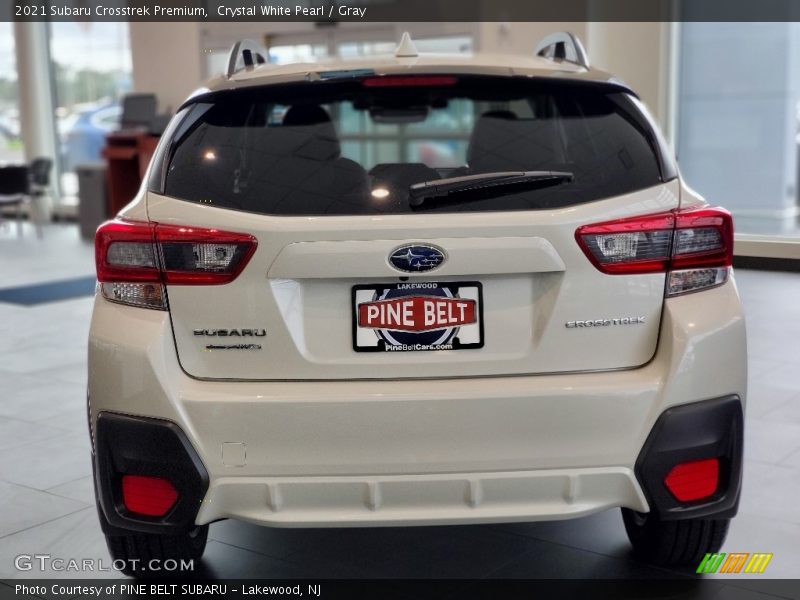 Crystal White Pearl / Gray 2021 Subaru Crosstrek Premium