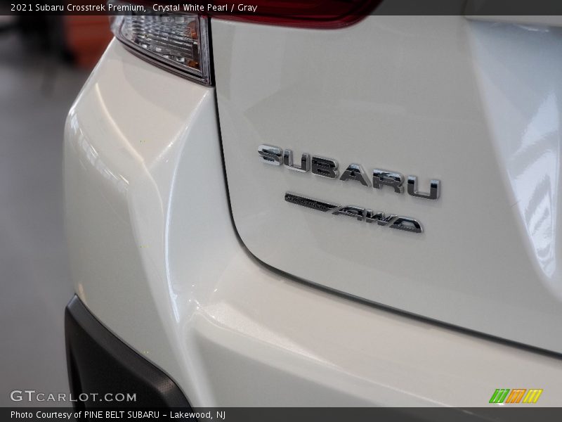 Crystal White Pearl / Gray 2021 Subaru Crosstrek Premium