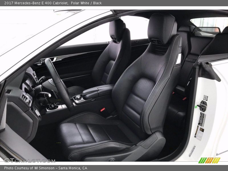 Polar White / Black 2017 Mercedes-Benz E 400 Cabriolet