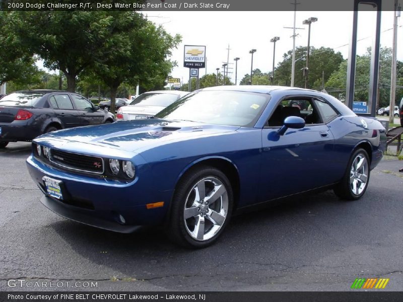 Deep Water Blue Pearl Coat / Dark Slate Gray 2009 Dodge Challenger R/T