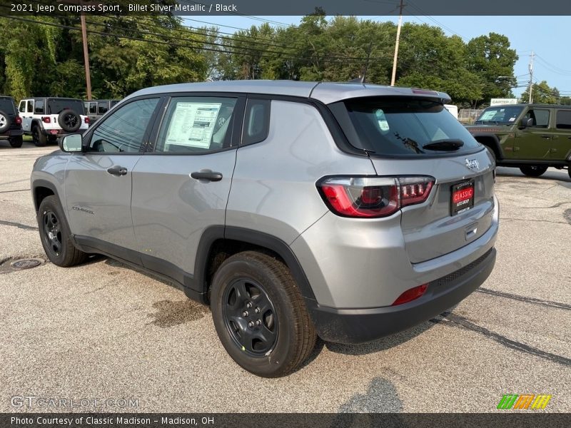 Billet Silver Metallic / Black 2021 Jeep Compass Sport