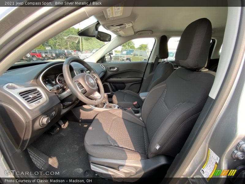 Front Seat of 2021 Compass Sport