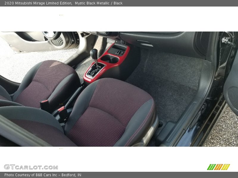 Front Seat of 2020 Mirage Limited Edition