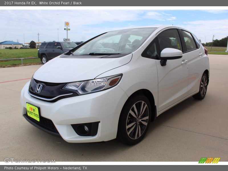 White Orchid Pearl / Black 2017 Honda Fit EX