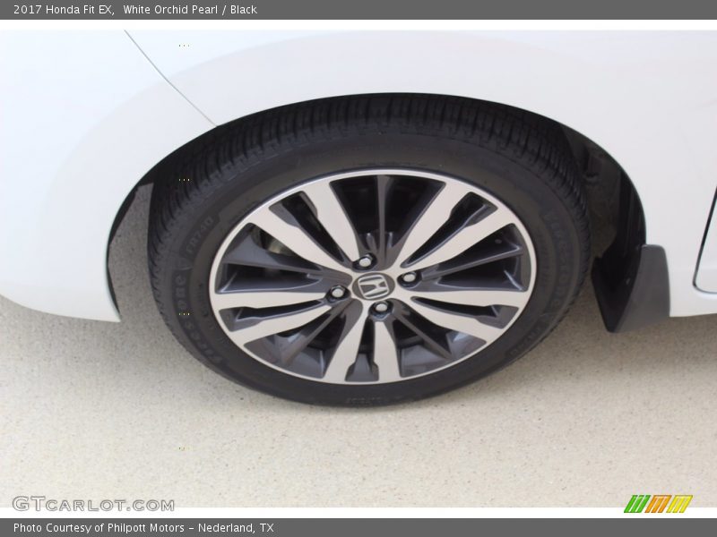 White Orchid Pearl / Black 2017 Honda Fit EX