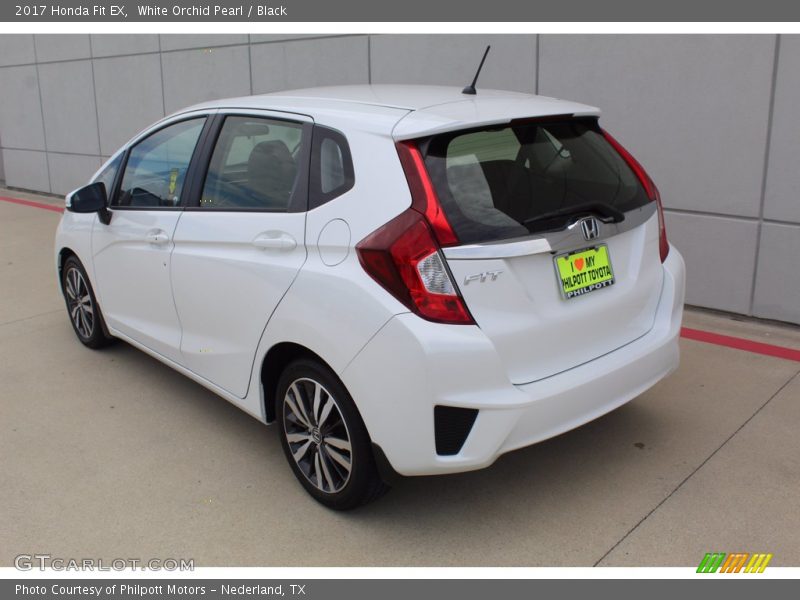 White Orchid Pearl / Black 2017 Honda Fit EX