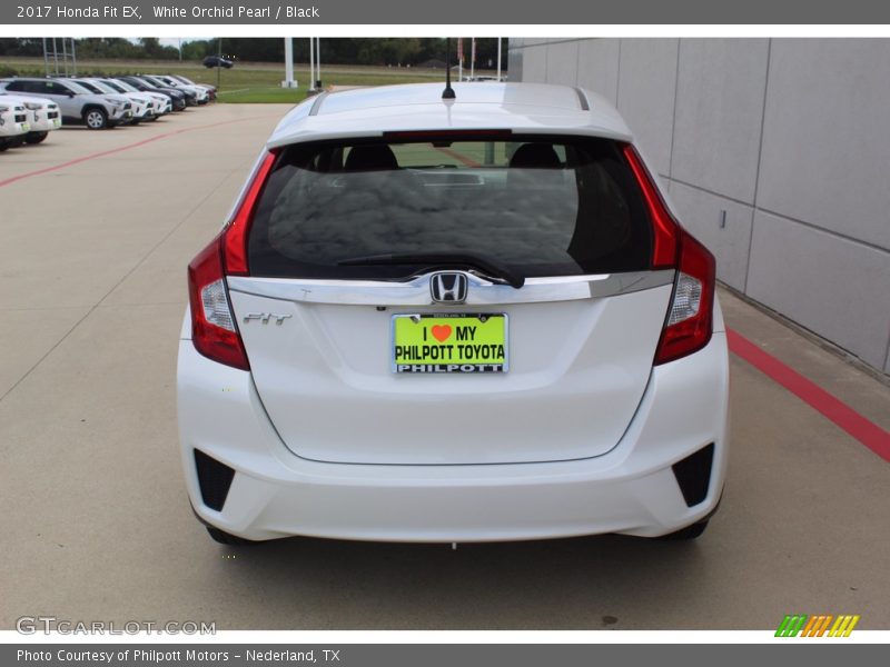 White Orchid Pearl / Black 2017 Honda Fit EX