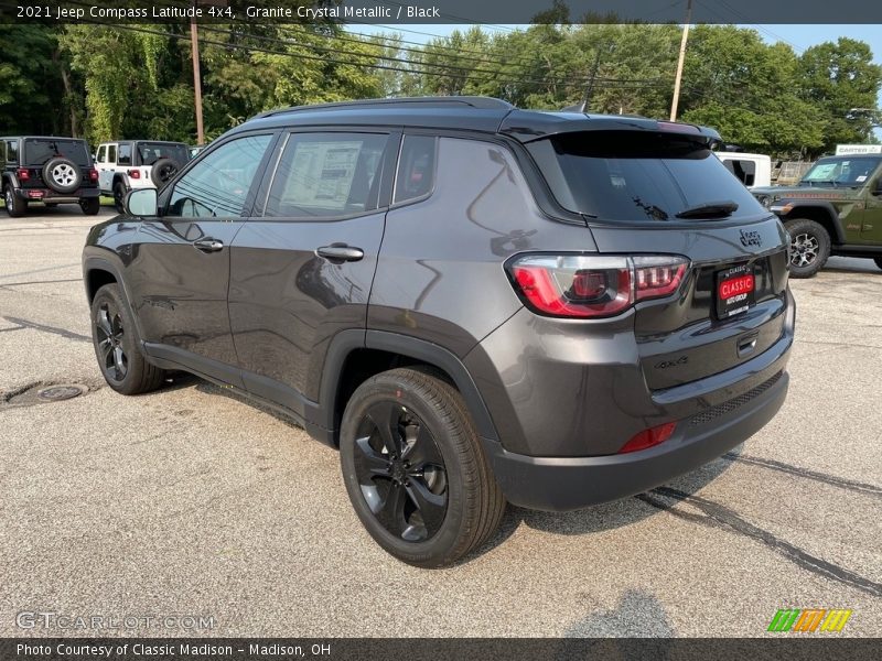 Granite Crystal Metallic / Black 2021 Jeep Compass Latitude 4x4