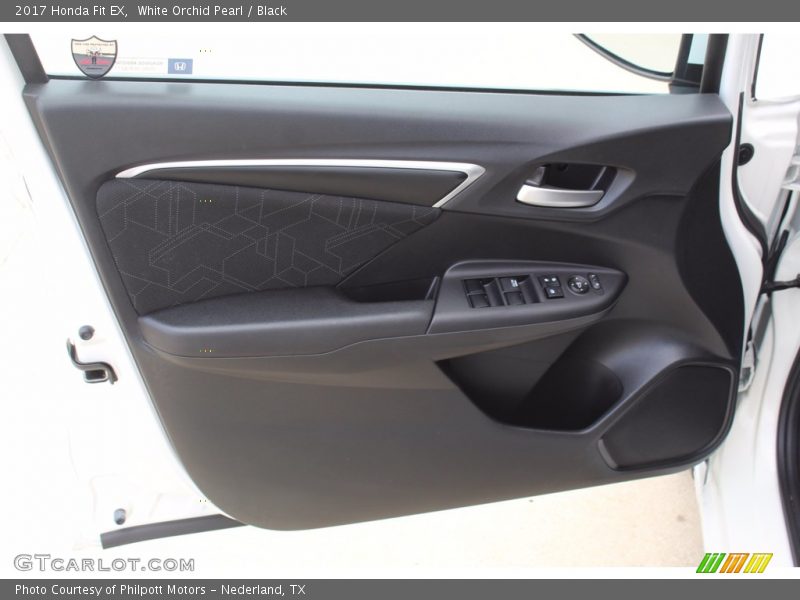 White Orchid Pearl / Black 2017 Honda Fit EX