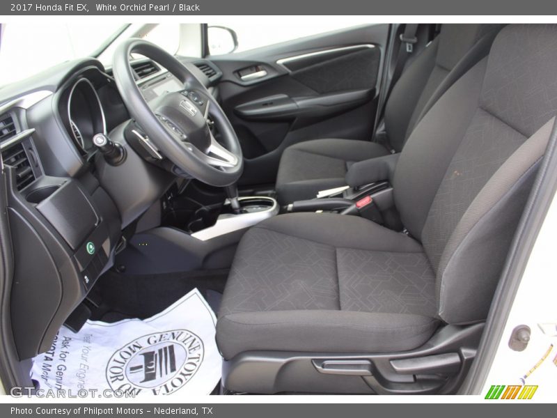 White Orchid Pearl / Black 2017 Honda Fit EX