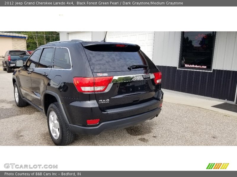 Black Forest Green Pearl / Dark Graystone/Medium Graystone 2012 Jeep Grand Cherokee Laredo 4x4