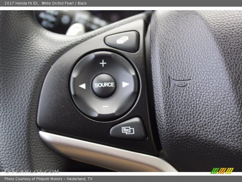 White Orchid Pearl / Black 2017 Honda Fit EX