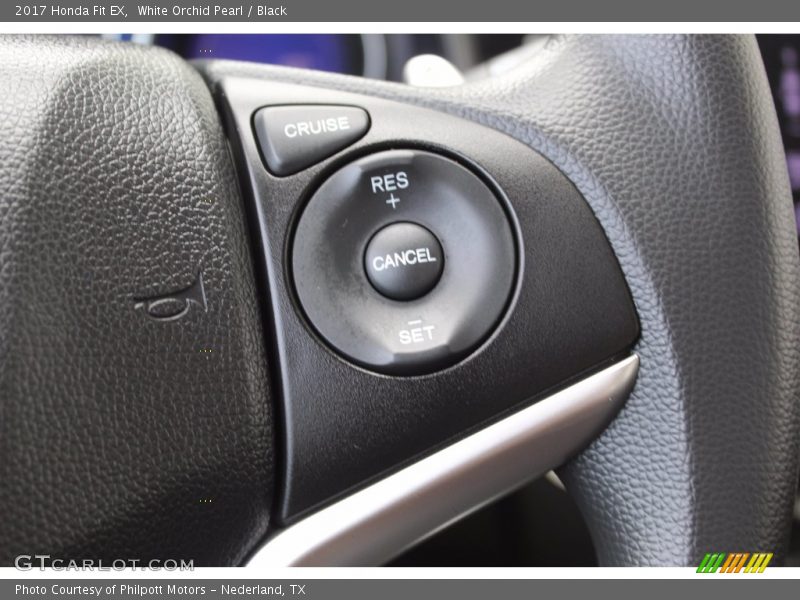 White Orchid Pearl / Black 2017 Honda Fit EX