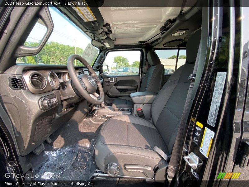 Black / Black 2021 Jeep Gladiator Sport 4x4