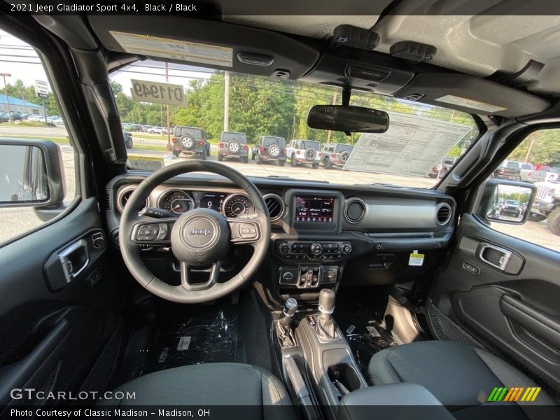 Black / Black 2021 Jeep Gladiator Sport 4x4