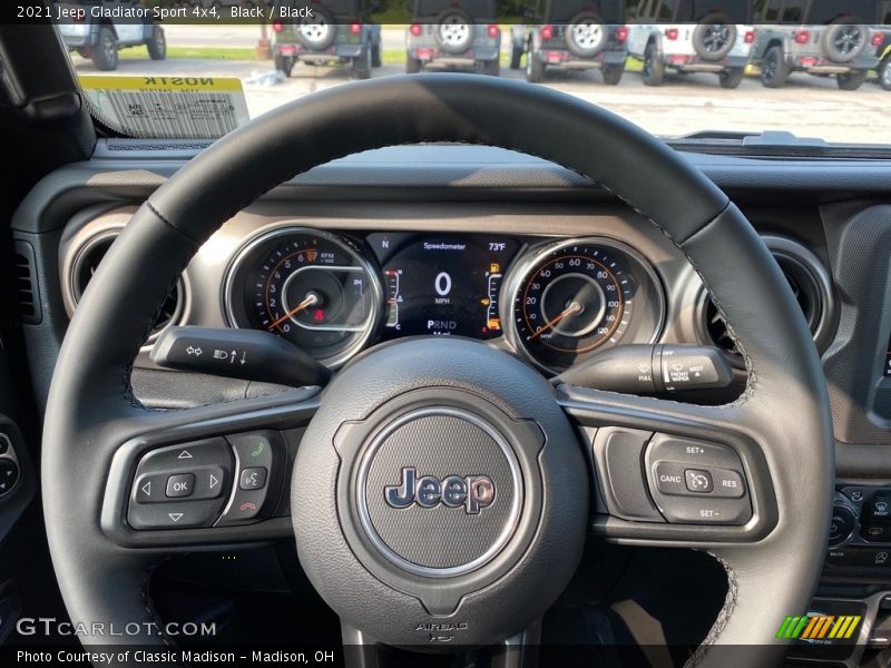 Black / Black 2021 Jeep Gladiator Sport 4x4