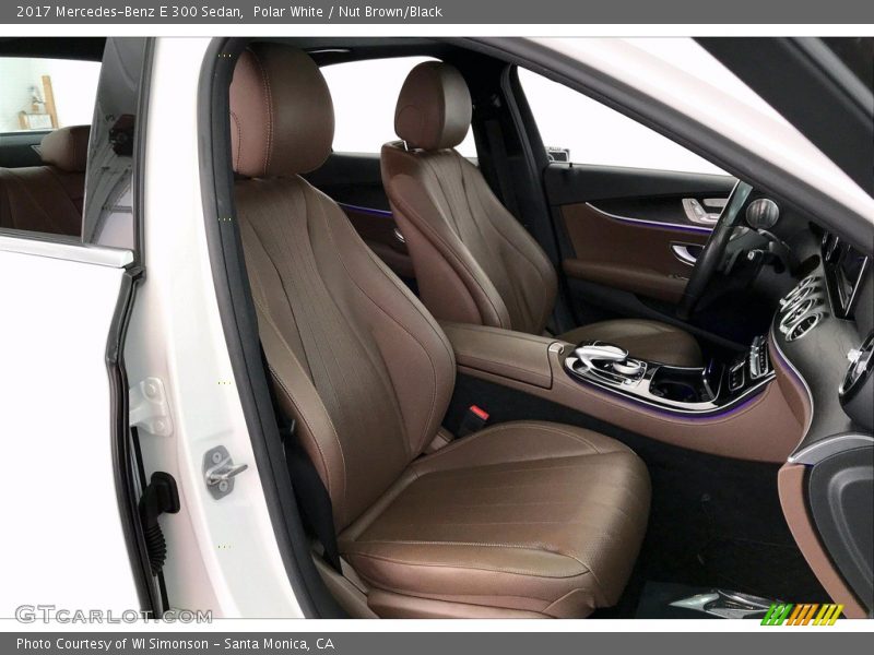 Polar White / Nut Brown/Black 2017 Mercedes-Benz E 300 Sedan