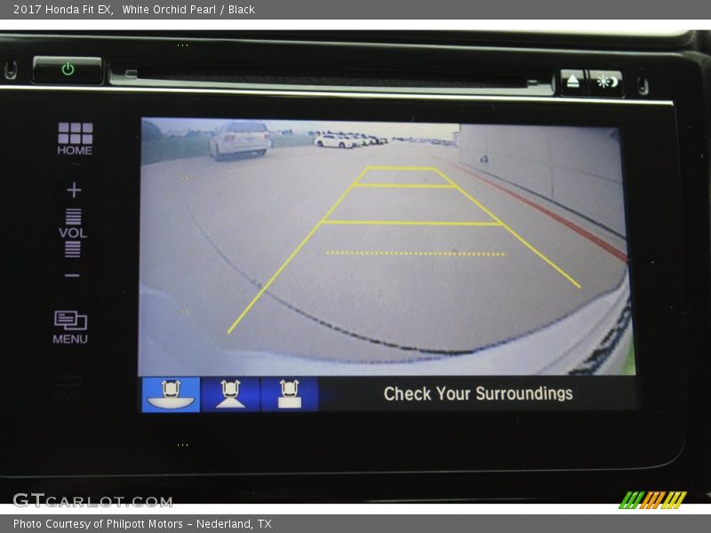 White Orchid Pearl / Black 2017 Honda Fit EX