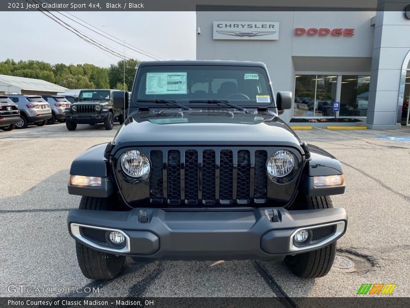 Black / Black 2021 Jeep Gladiator Sport 4x4