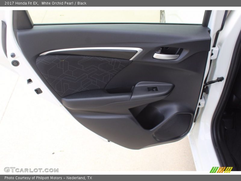 White Orchid Pearl / Black 2017 Honda Fit EX
