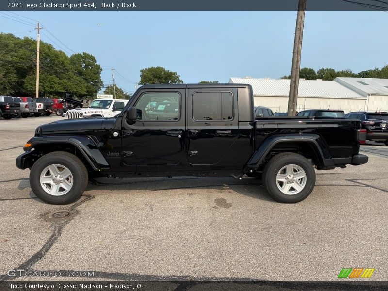 Black / Black 2021 Jeep Gladiator Sport 4x4
