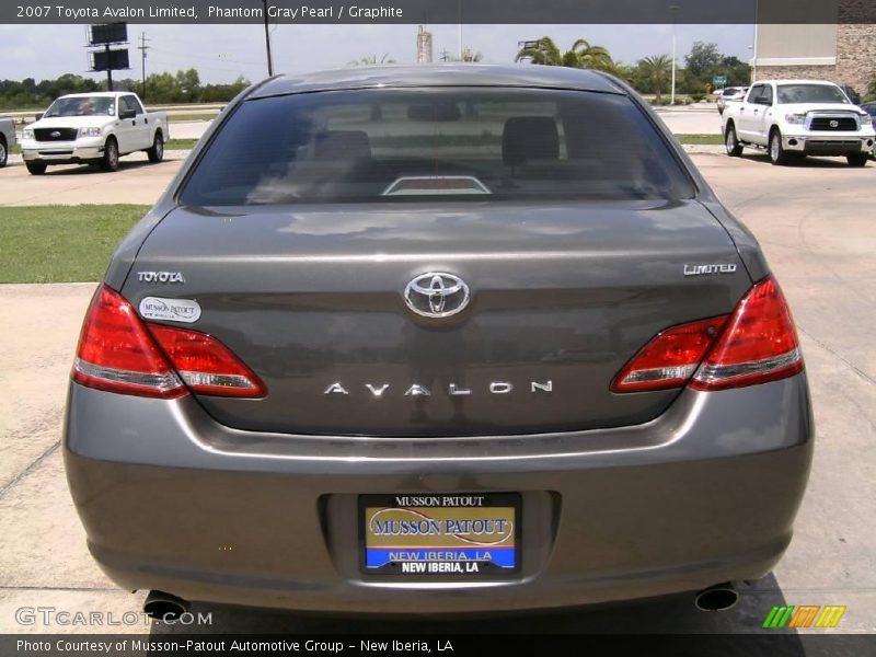 Phantom Gray Pearl / Graphite 2007 Toyota Avalon Limited