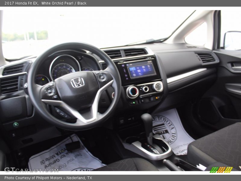 White Orchid Pearl / Black 2017 Honda Fit EX
