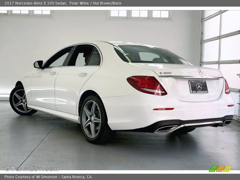 Polar White / Nut Brown/Black 2017 Mercedes-Benz E 300 Sedan