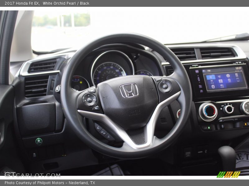 White Orchid Pearl / Black 2017 Honda Fit EX
