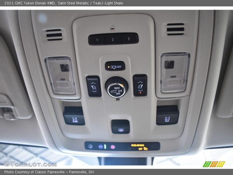 Controls of 2021 Yukon Denali 4WD