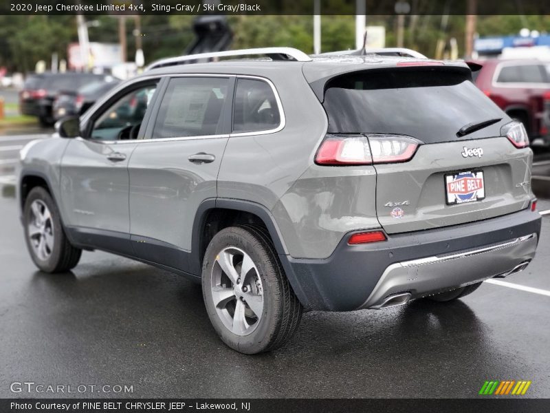 Sting-Gray / Ski Gray/Black 2020 Jeep Cherokee Limited 4x4