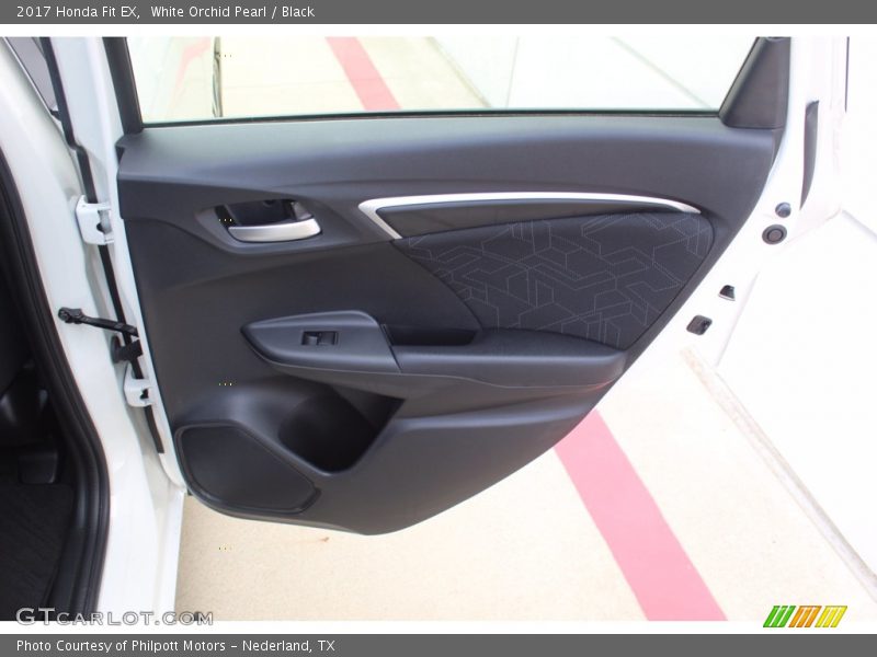 White Orchid Pearl / Black 2017 Honda Fit EX