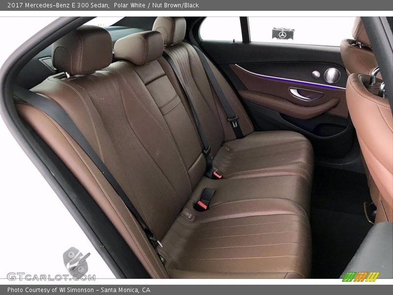 Polar White / Nut Brown/Black 2017 Mercedes-Benz E 300 Sedan