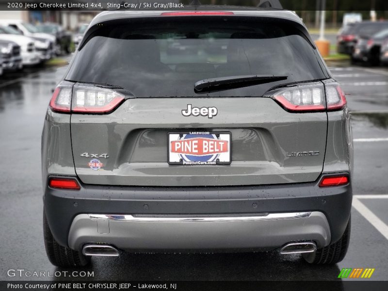 Sting-Gray / Ski Gray/Black 2020 Jeep Cherokee Limited 4x4