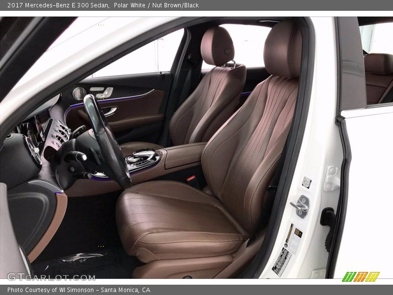 Polar White / Nut Brown/Black 2017 Mercedes-Benz E 300 Sedan