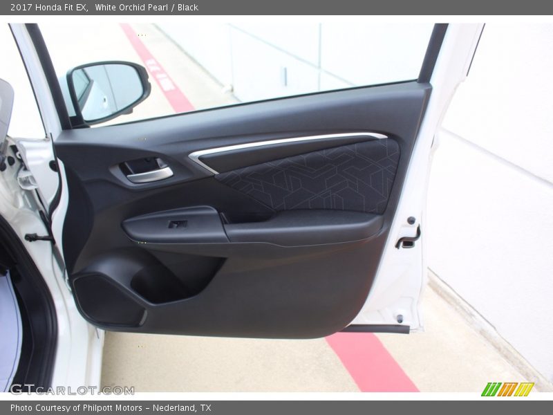 White Orchid Pearl / Black 2017 Honda Fit EX