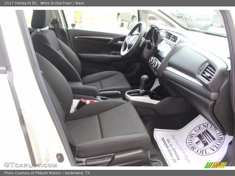 White Orchid Pearl / Black 2017 Honda Fit EX