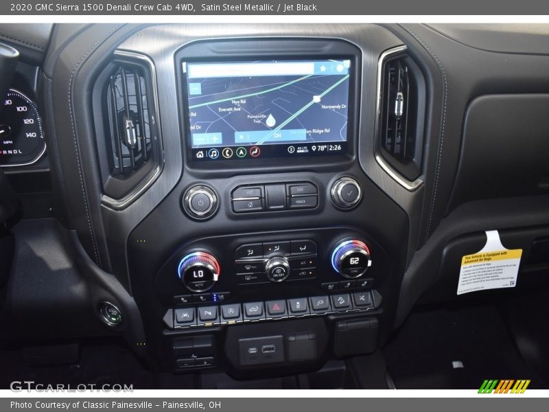 Navigation of 2020 Sierra 1500 Denali Crew Cab 4WD