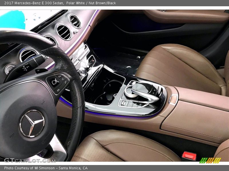 Polar White / Nut Brown/Black 2017 Mercedes-Benz E 300 Sedan