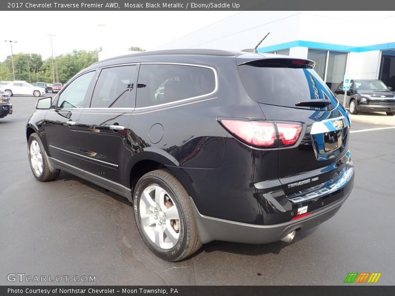 Mosaic Black Metallic / Ebony/Saddle Up 2017 Chevrolet Traverse Premier AWD