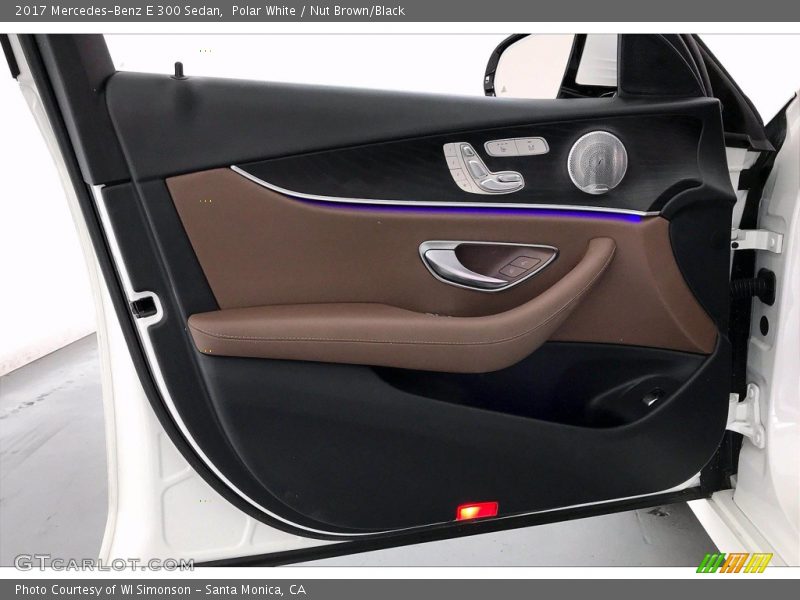 Polar White / Nut Brown/Black 2017 Mercedes-Benz E 300 Sedan
