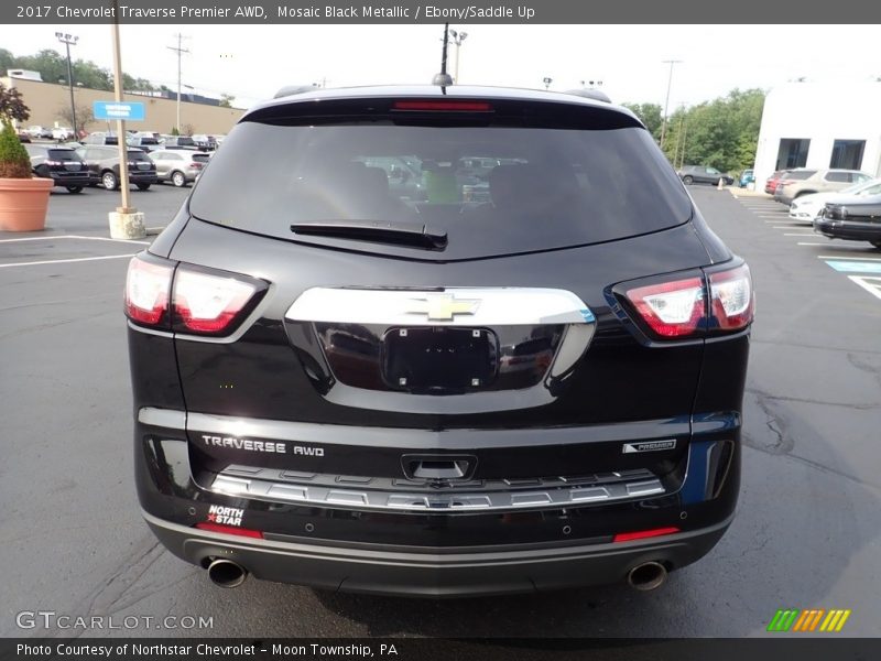 Mosaic Black Metallic / Ebony/Saddle Up 2017 Chevrolet Traverse Premier AWD