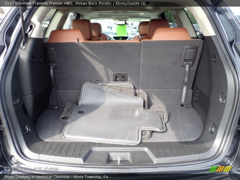 Mosaic Black Metallic / Ebony/Saddle Up 2017 Chevrolet Traverse Premier AWD
